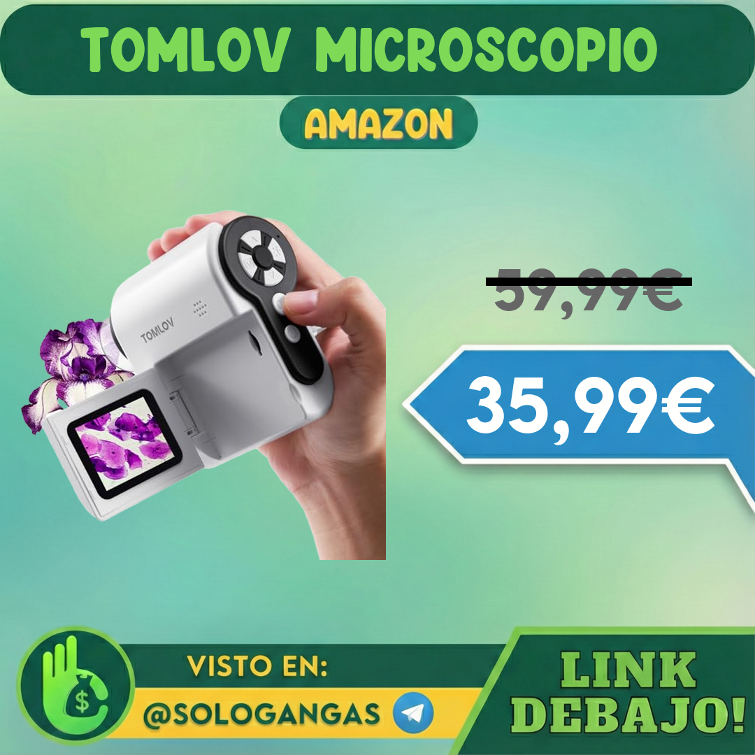 Tomlov P20 Microscopio Digital 1080P 32GB