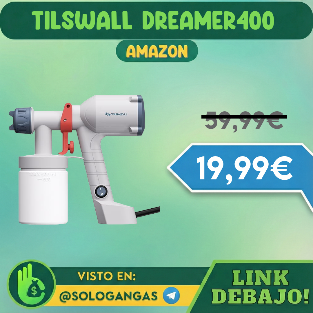 Dreamer400 Pistola de Pintura Eléctrica 600ml