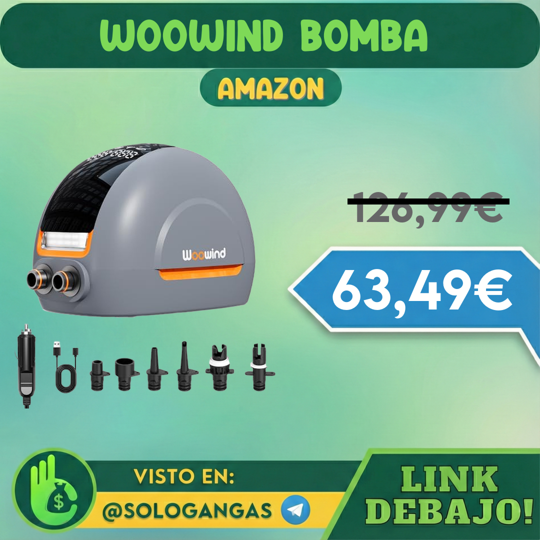 Woowind NW10 Bomba Eléctrica 20 PSI