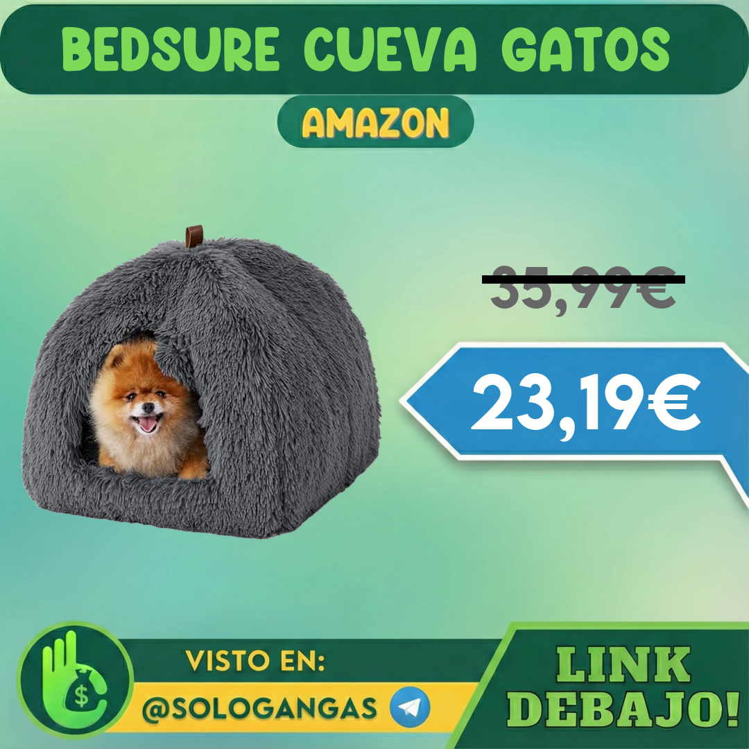 Bedsure Cueva para Gatos 44x44x44cm
