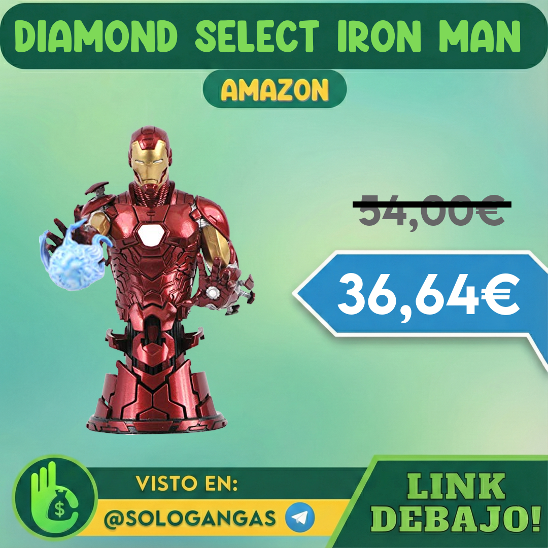 Diamond Select Toys Iron Man Busto 15cm