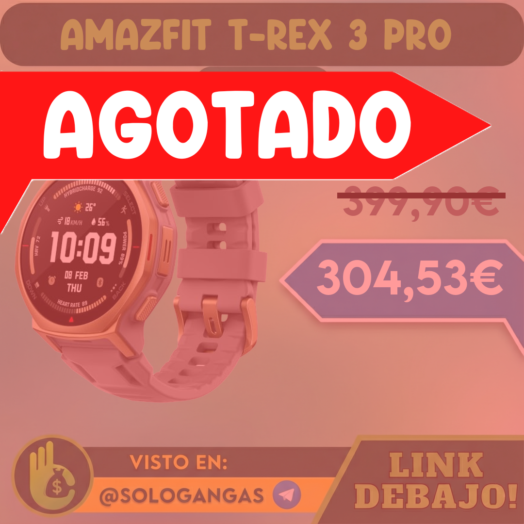 Amazfit T-Rex 3 Pro Reloj Inteligente