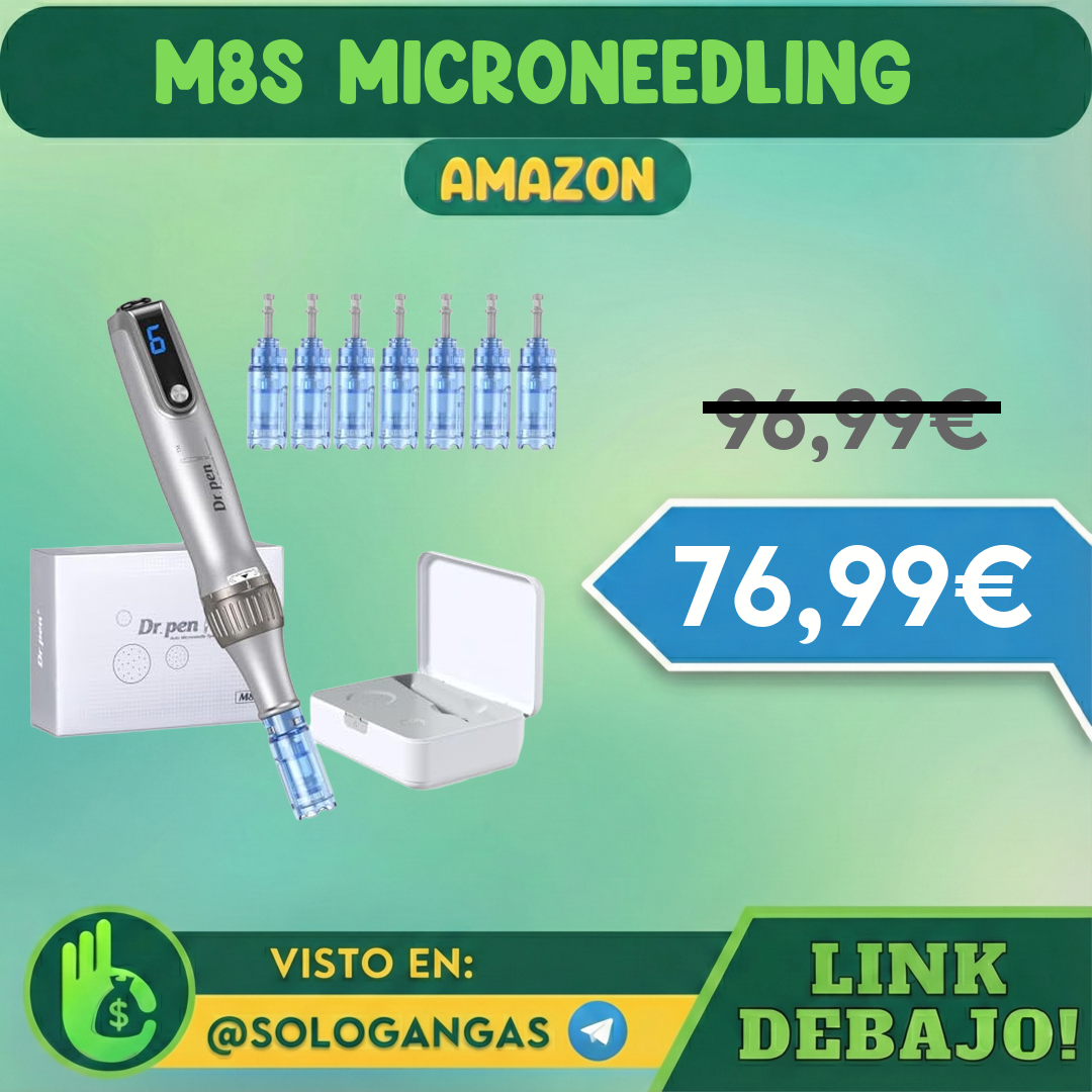 M8S Dispositivo de Microneedling Inalámbrico