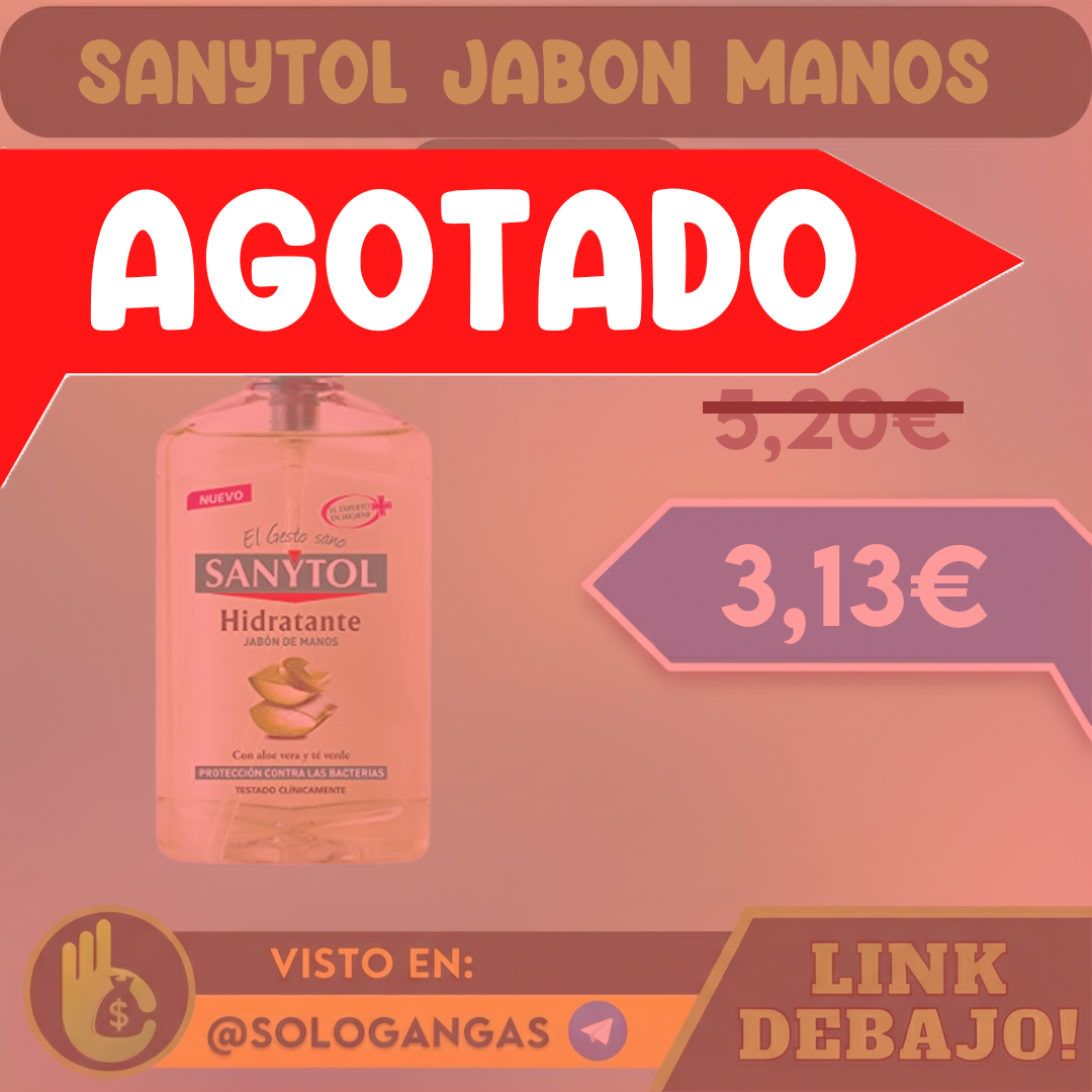 2x Sanytol Jabón de Manos Hidratante 250ml