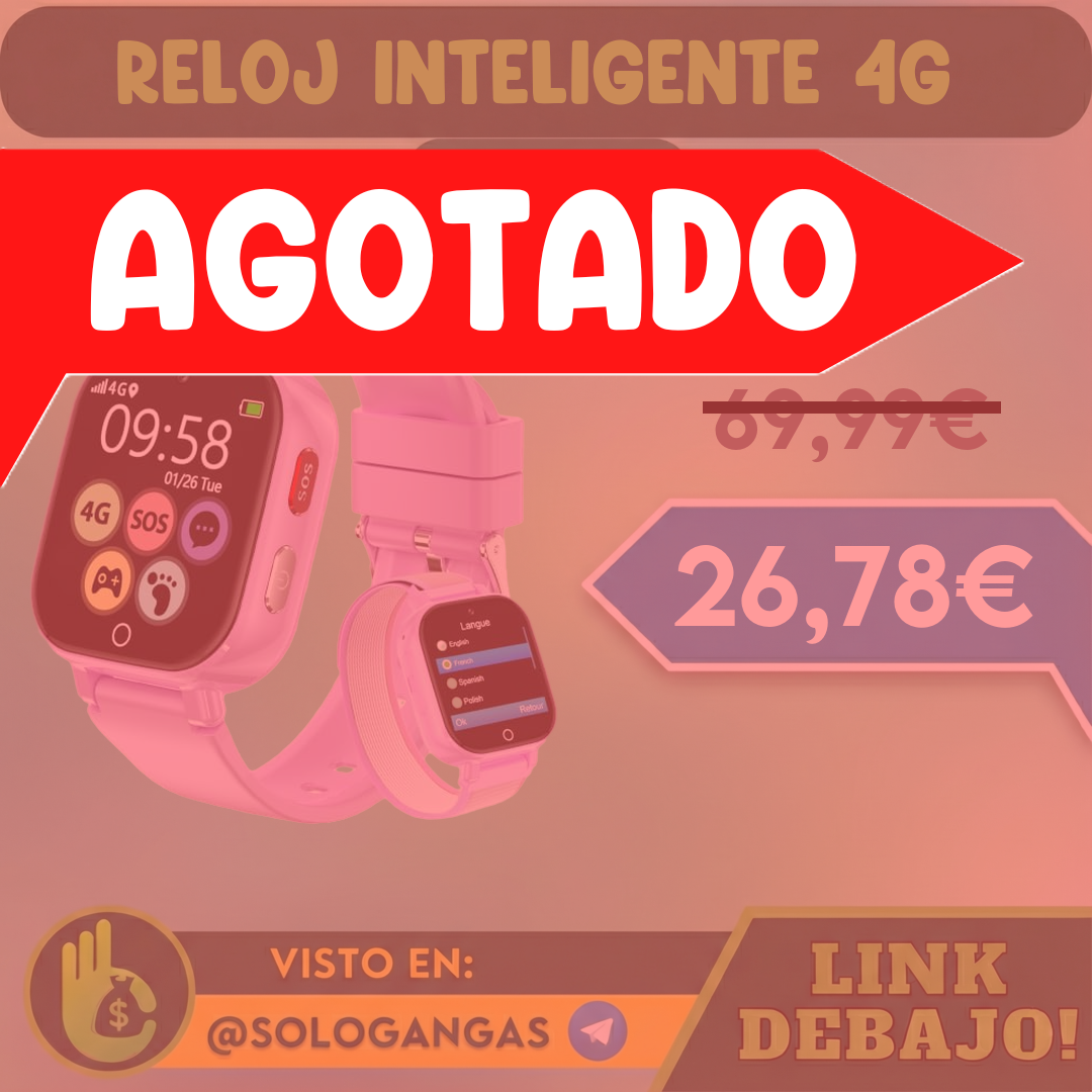 Reloj Inteligente Infantil 4G con GPS