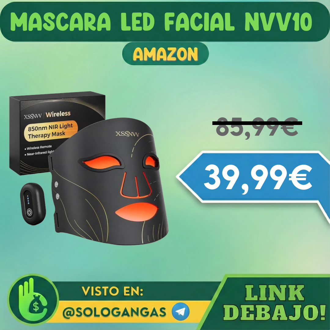 Máscara LED Facial NVV10