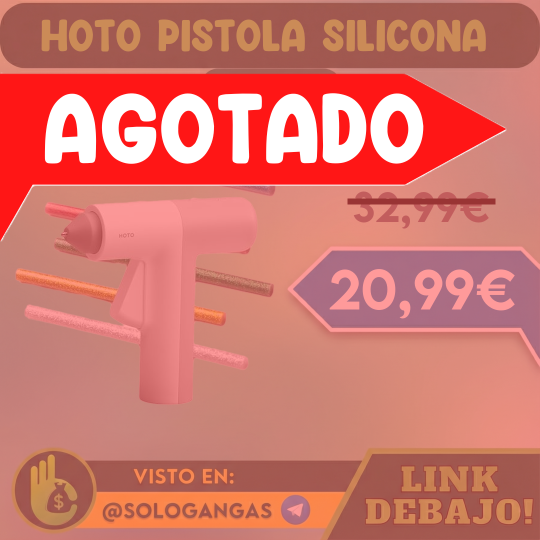 Hoto Pistola de Silicona Inalámbrica 30s