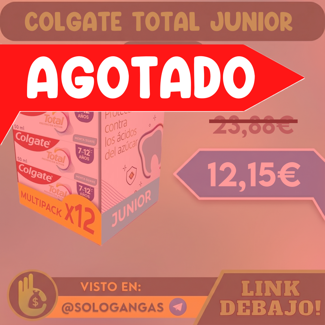 12x Colgate Total Junior Pasta Dental 50ml