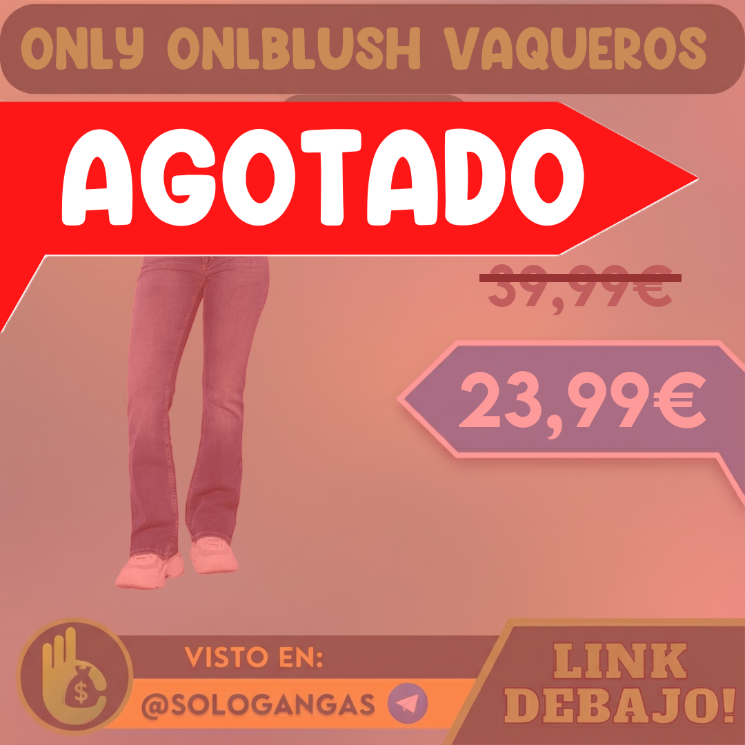 Only Onlblush Vaqueros Flare Mujer