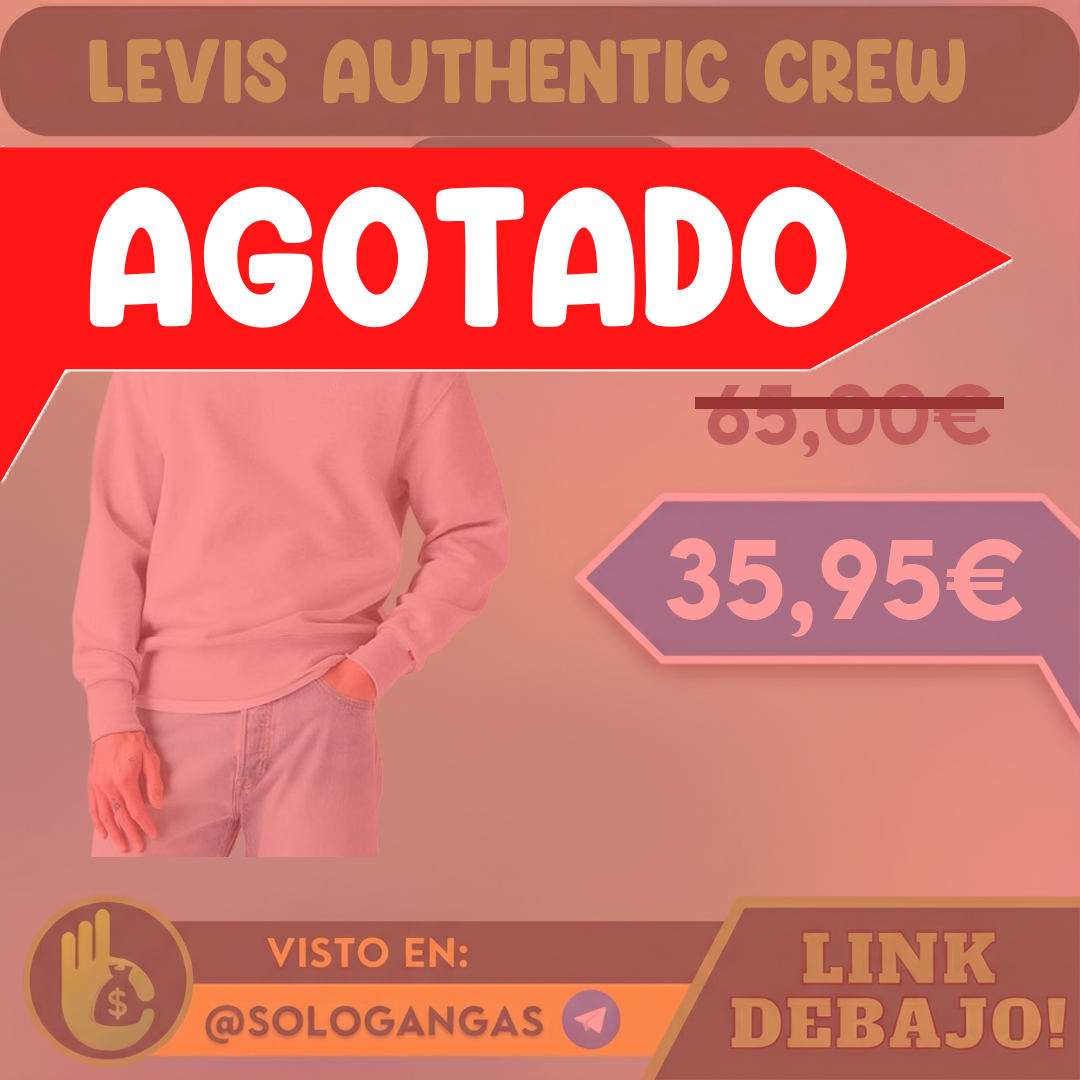 Levi's Authentic Crew Sudadera Hombre