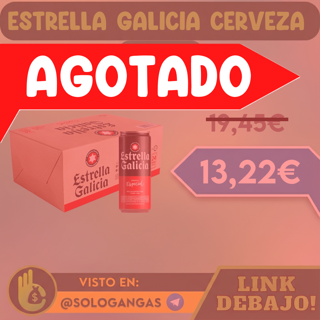 24x Estrella Galicia Especial Cerveza Lager 33cl