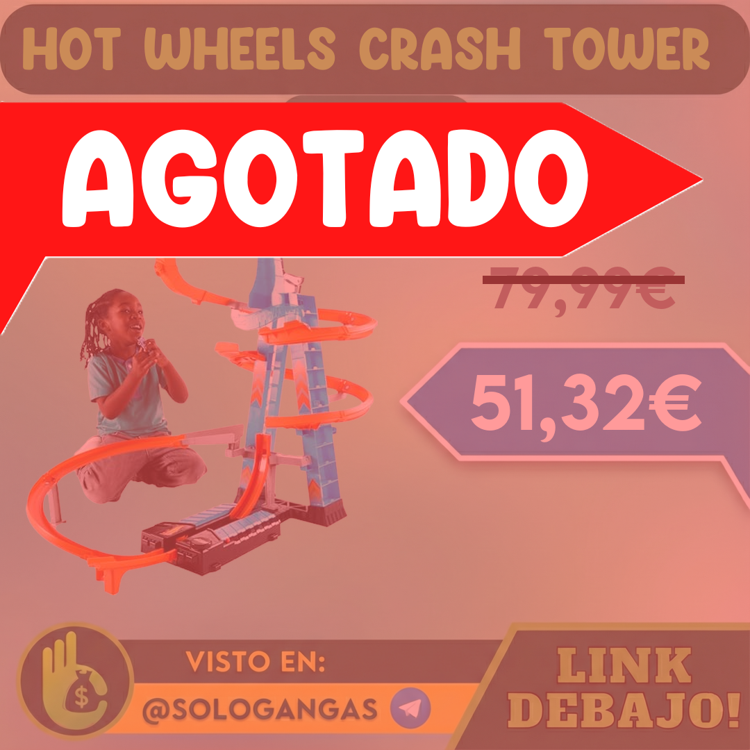Hot Wheels Sky Crash Tower Pista