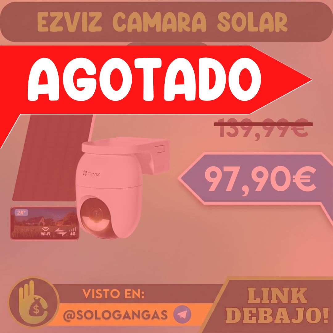 Ezviz CB8 Lite 4G Kit Cámara Solar 4MP