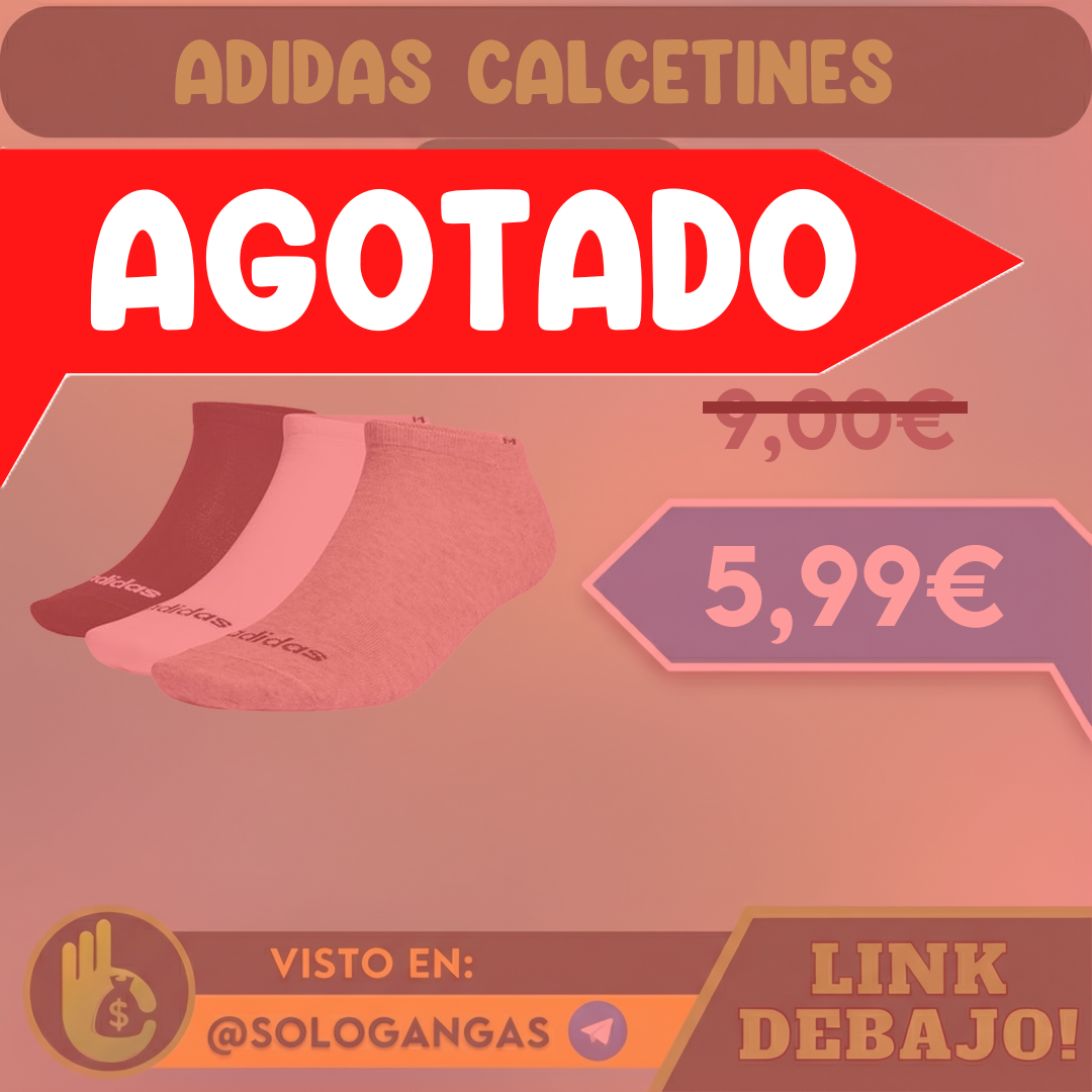 Pack de 3 Pares Calcetines Unisex Adidas