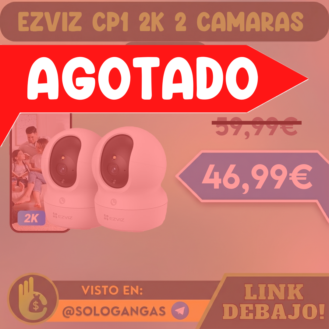 Ezviz CP1 2K 2 Cámaras de Vigilancia