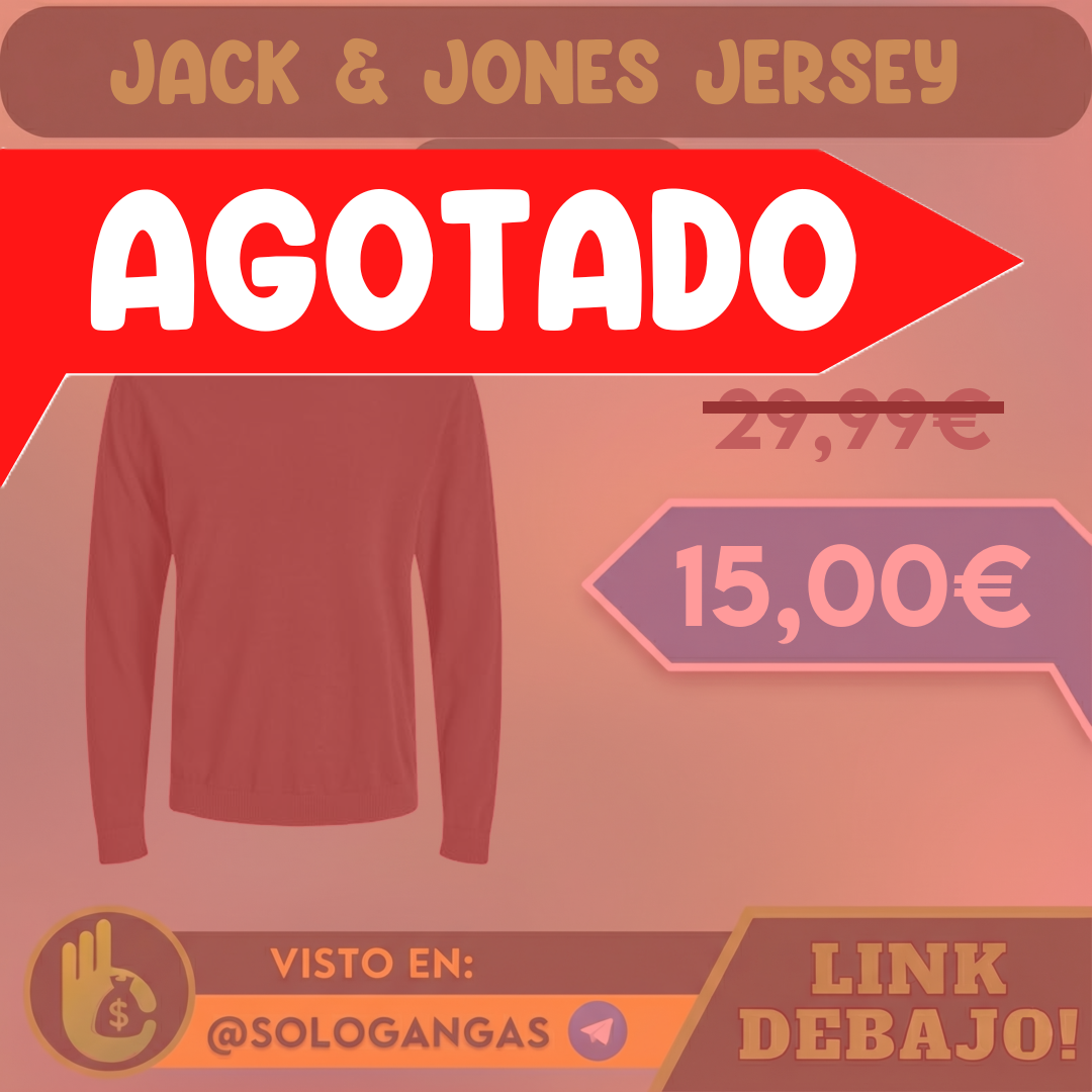 JACK & JONES Jjebasic Jersey de Punto Hombre