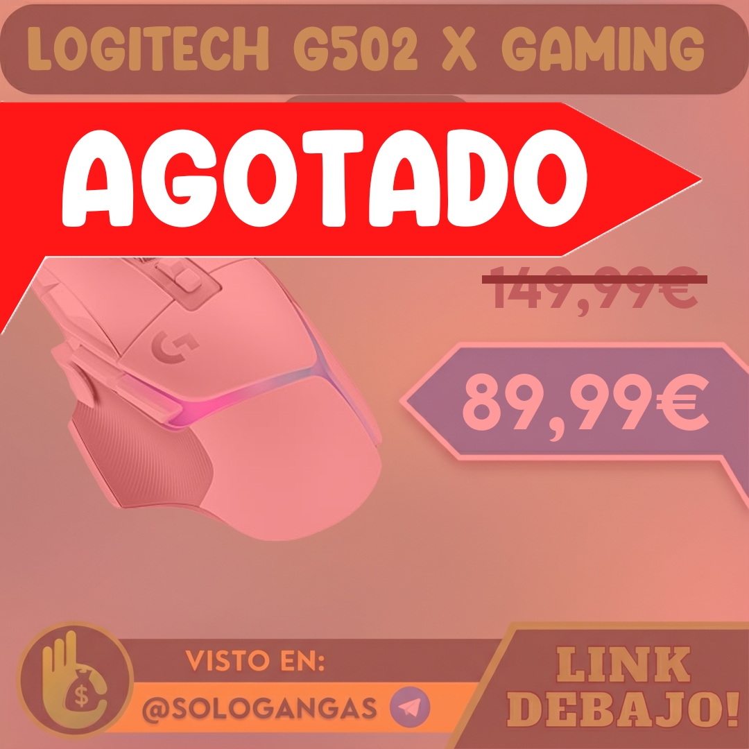 Logitech G502 X Plus Ratón Gaming