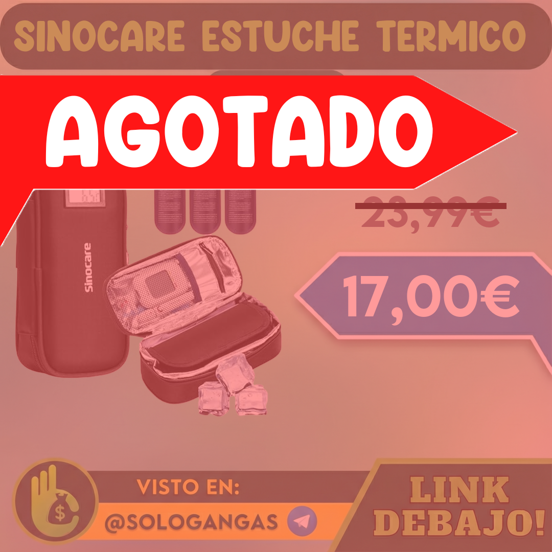 Sinocare Estuche Isotérmico + 3 Acumuladores