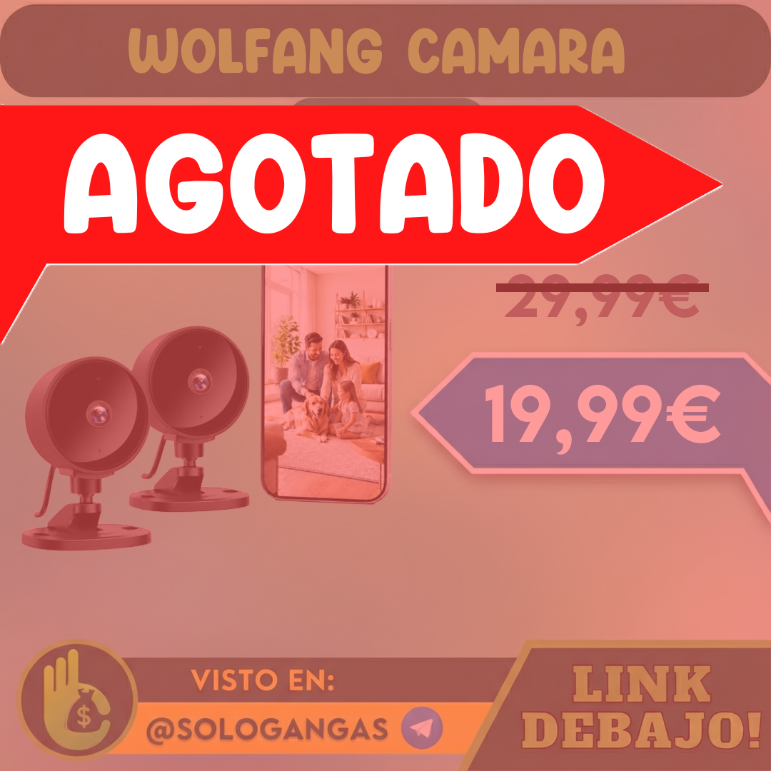 Wolfang WS01 Cámara WiFi Interior 1080p