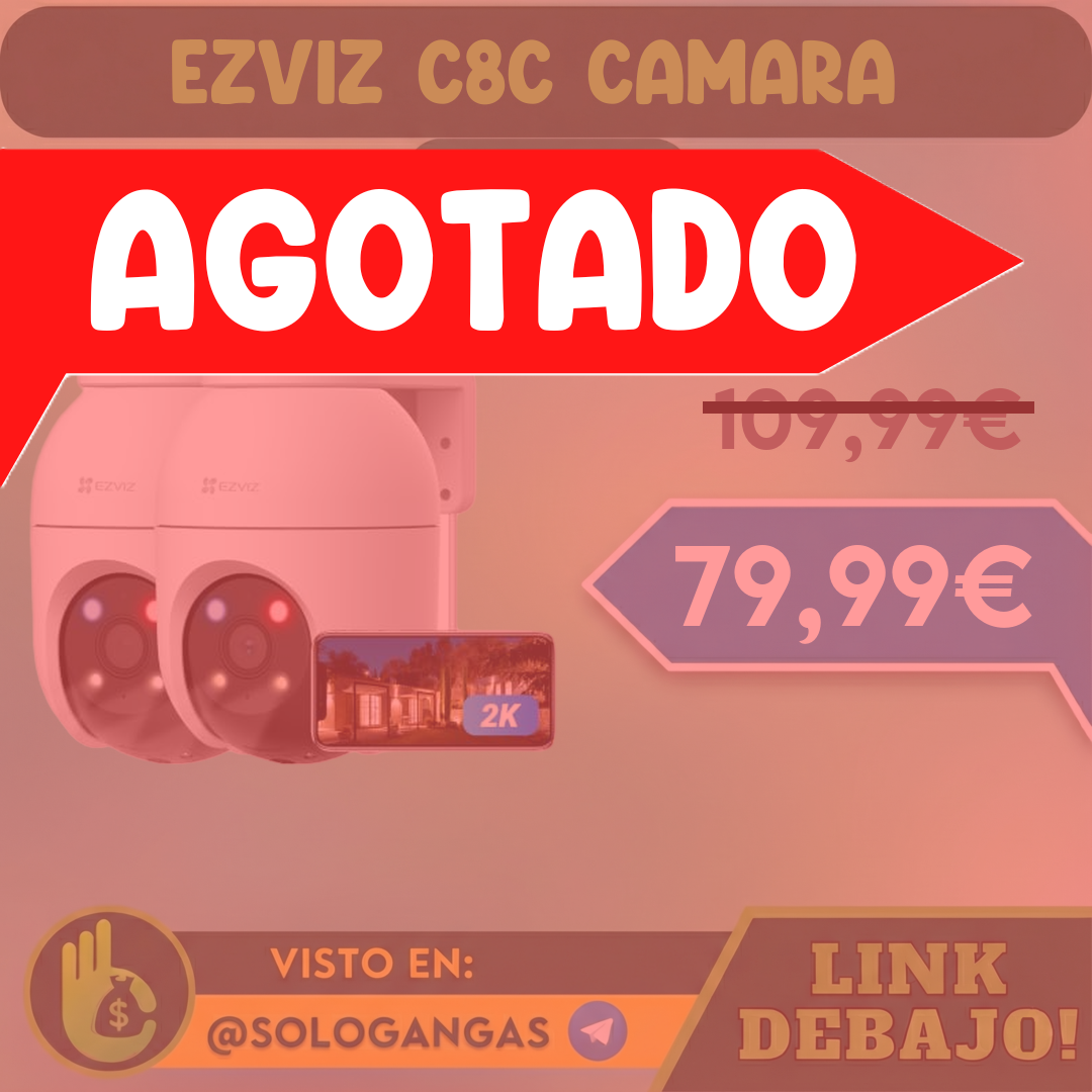 Ezviz C8c Cámara Vigilancia 2K 2 Unidades