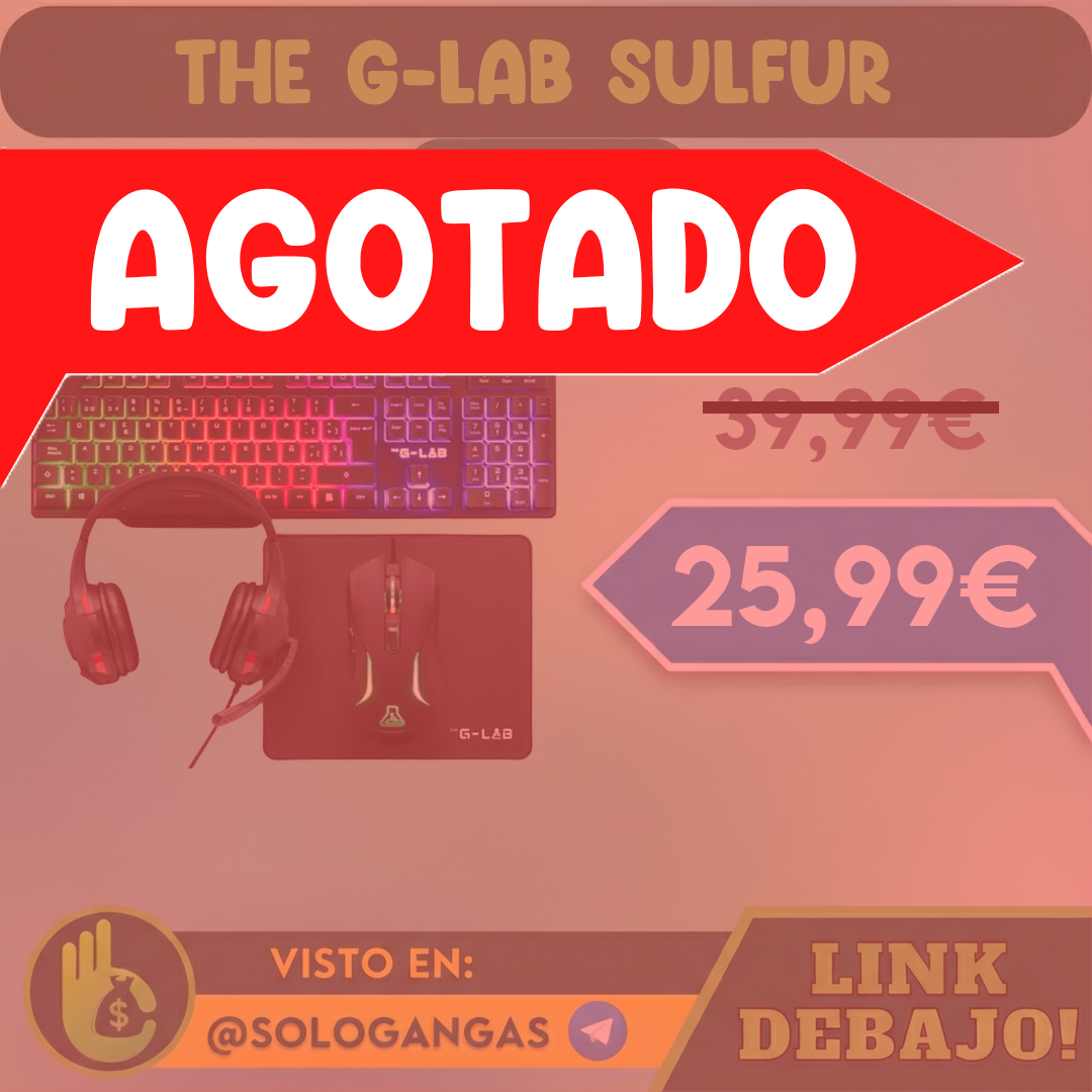 The G-Lab Sulfur Pack Gaming 4 en 1