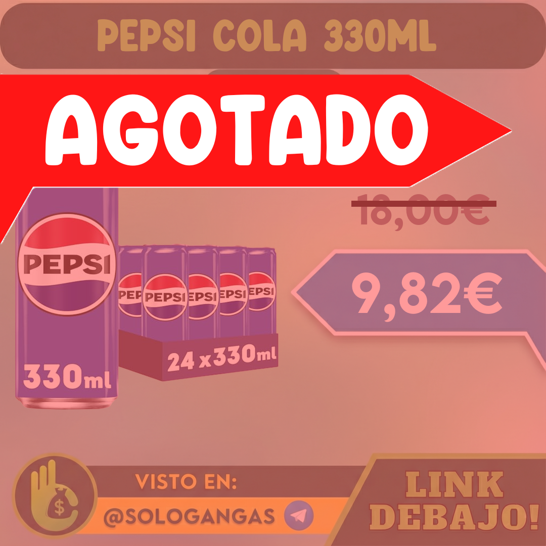 24x Pepsi Refresco de Cola 330ml