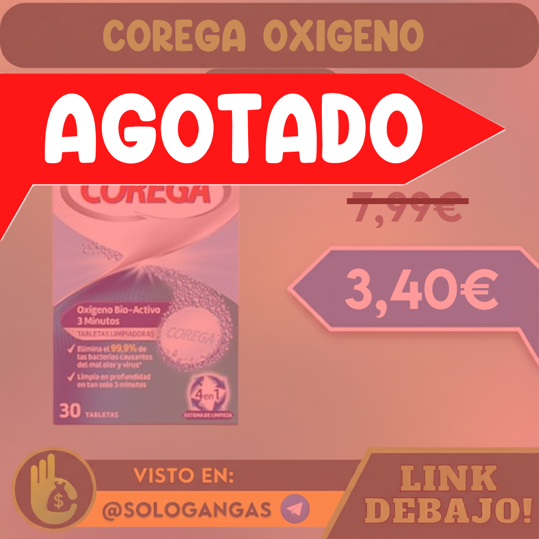 Corega Oxígeno Bio-Activo 30 Tabletas