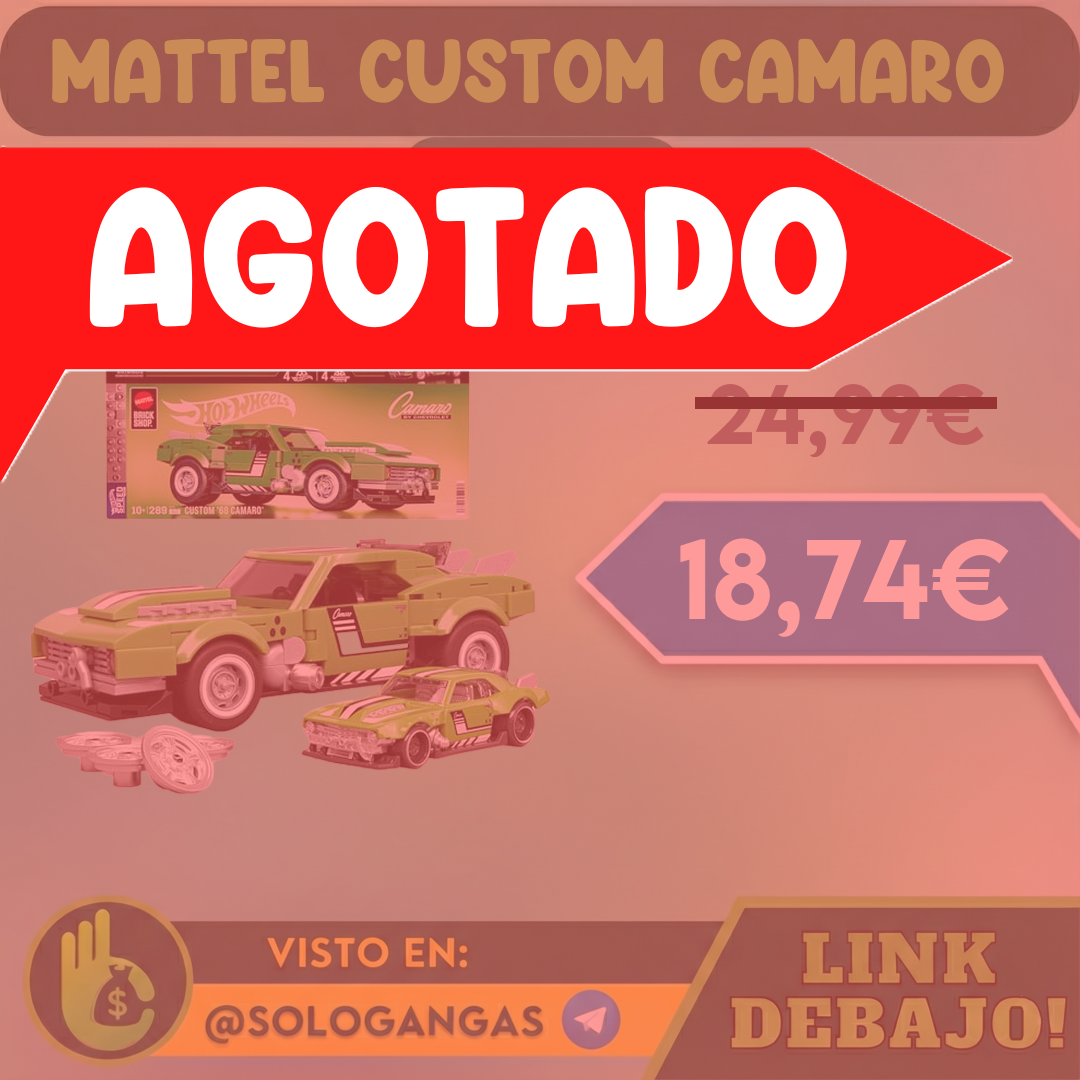 Mattel Custom '68 Camaro Set 289 Piezas