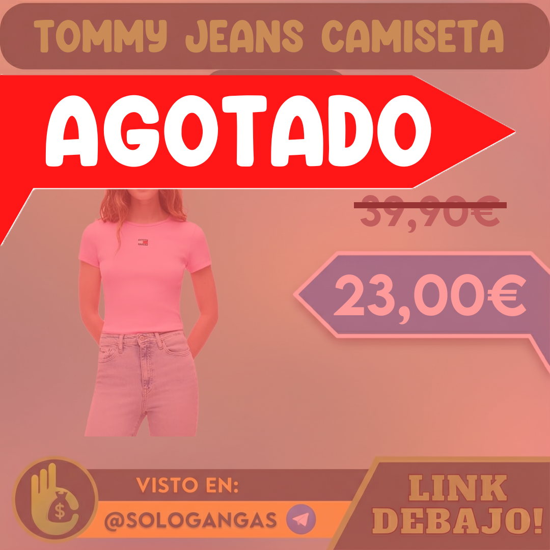 Tommy Jeans Camiseta Manga Corta Mujer