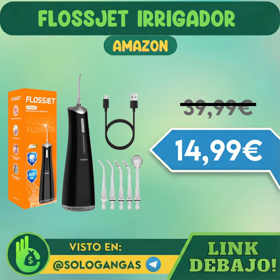 Irrigador Dental Inalámbrico 4 Modos