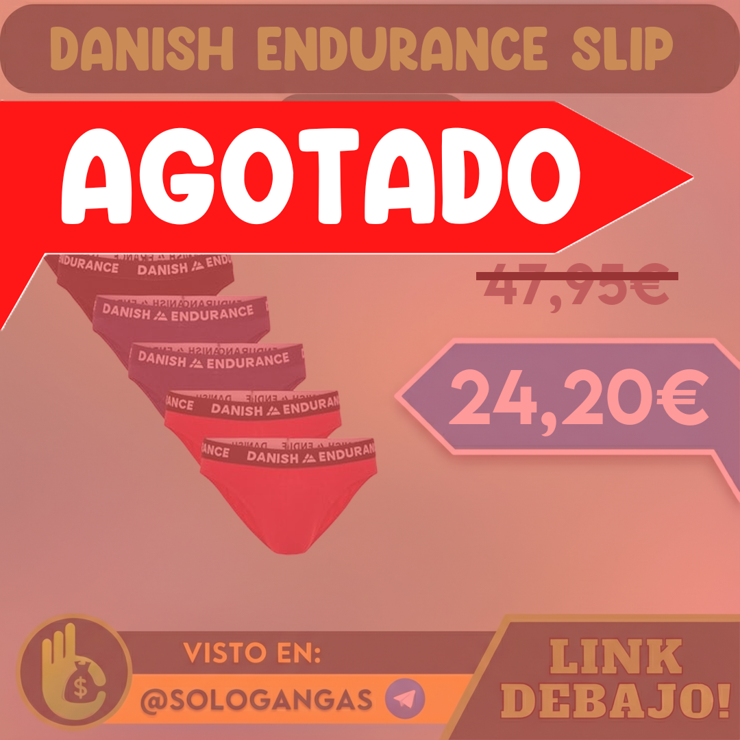 Danish Endurance Slip Bambú Pack de 6