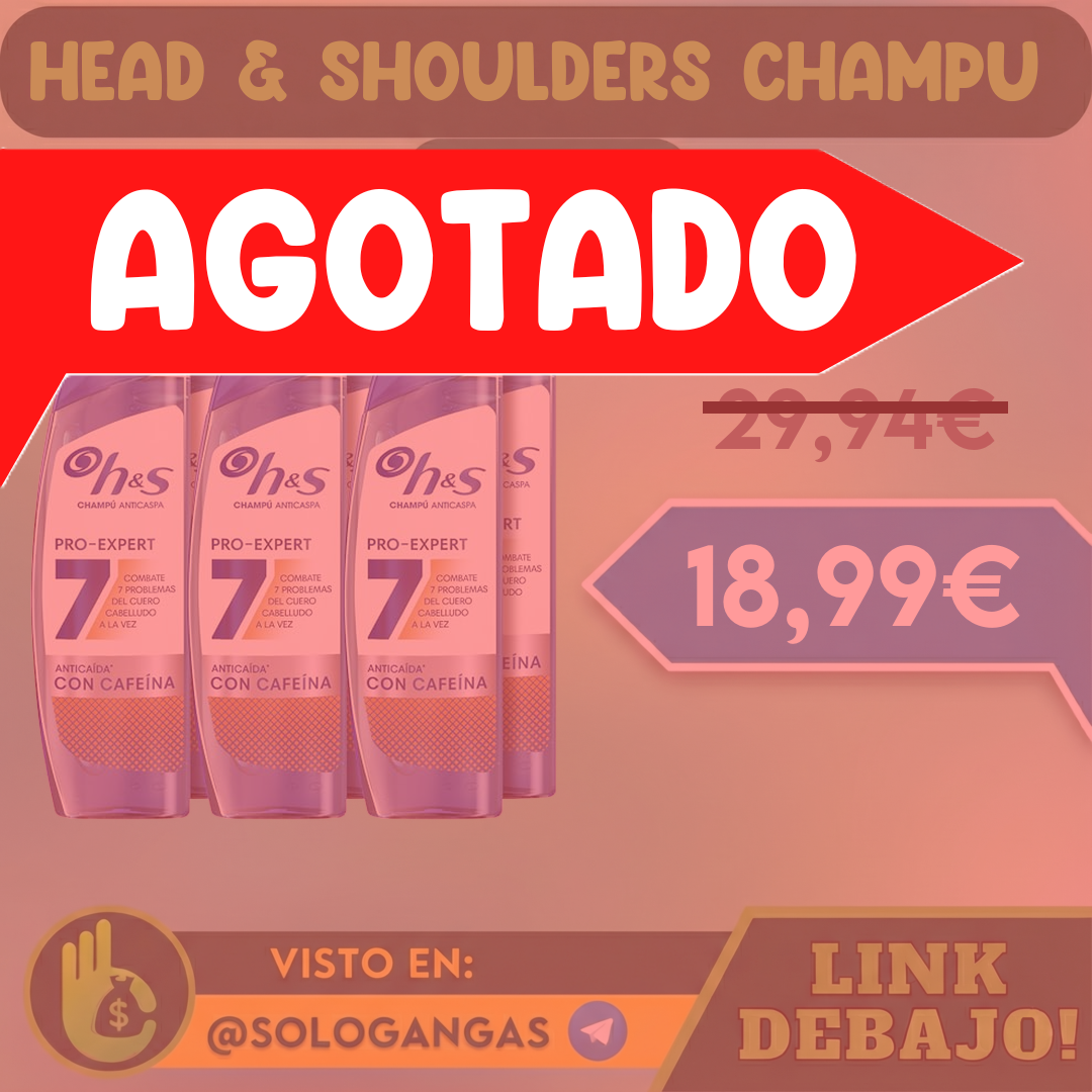 6x Head & Shoulders Pro-Expert 7 Champú 0,3L