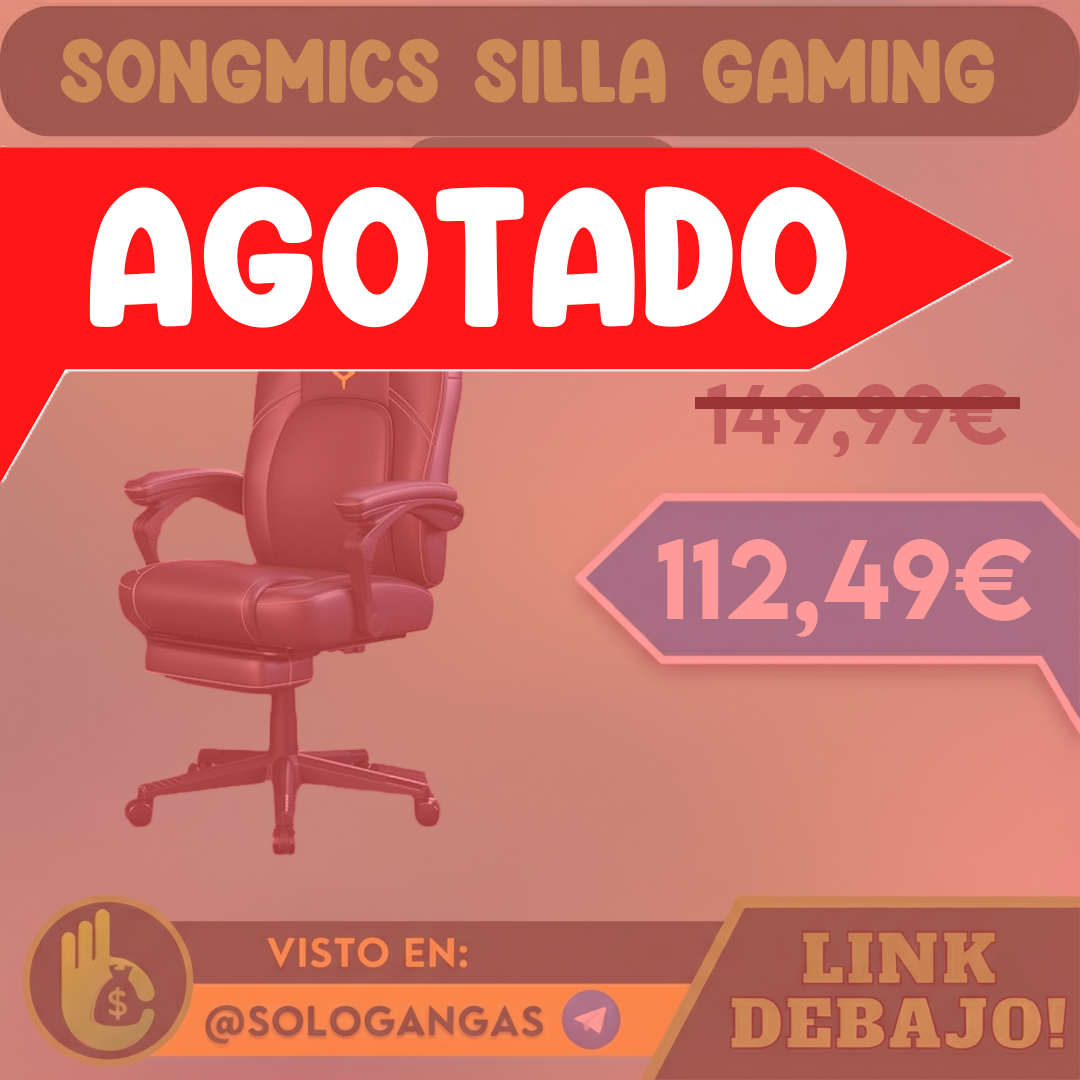 SONGMICS HOME OBG072B01 Silla Gaming