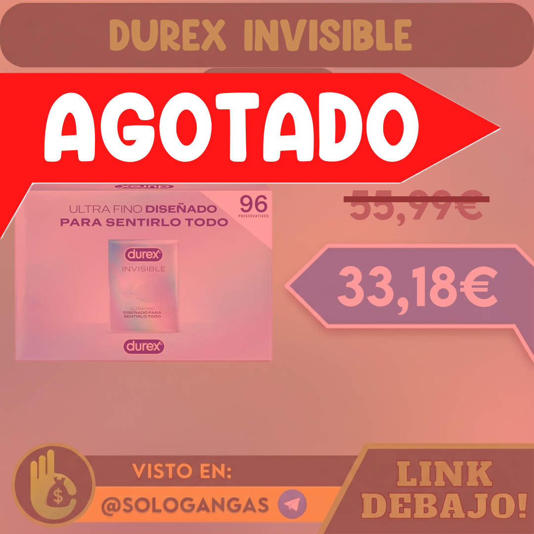 Durex Invisible Preservativos 96 Condones