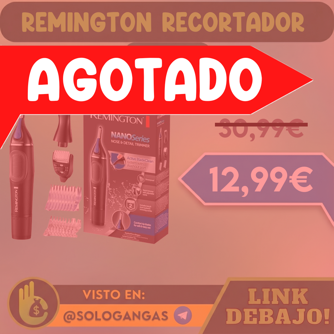 Remington Nano Series NE3870 Recortador Facial