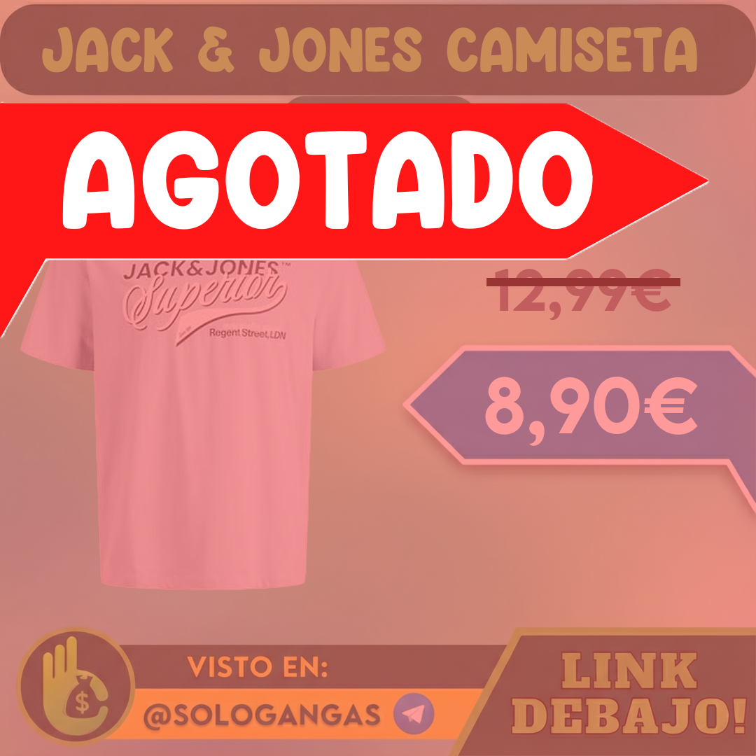 Jack & Jones Jjelogo Camiseta de Hombre