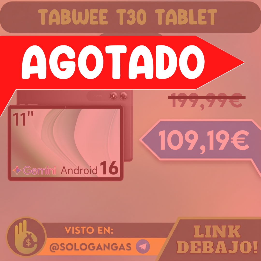 Tabwee T30 Tablet 11" HD Android 16 64GB