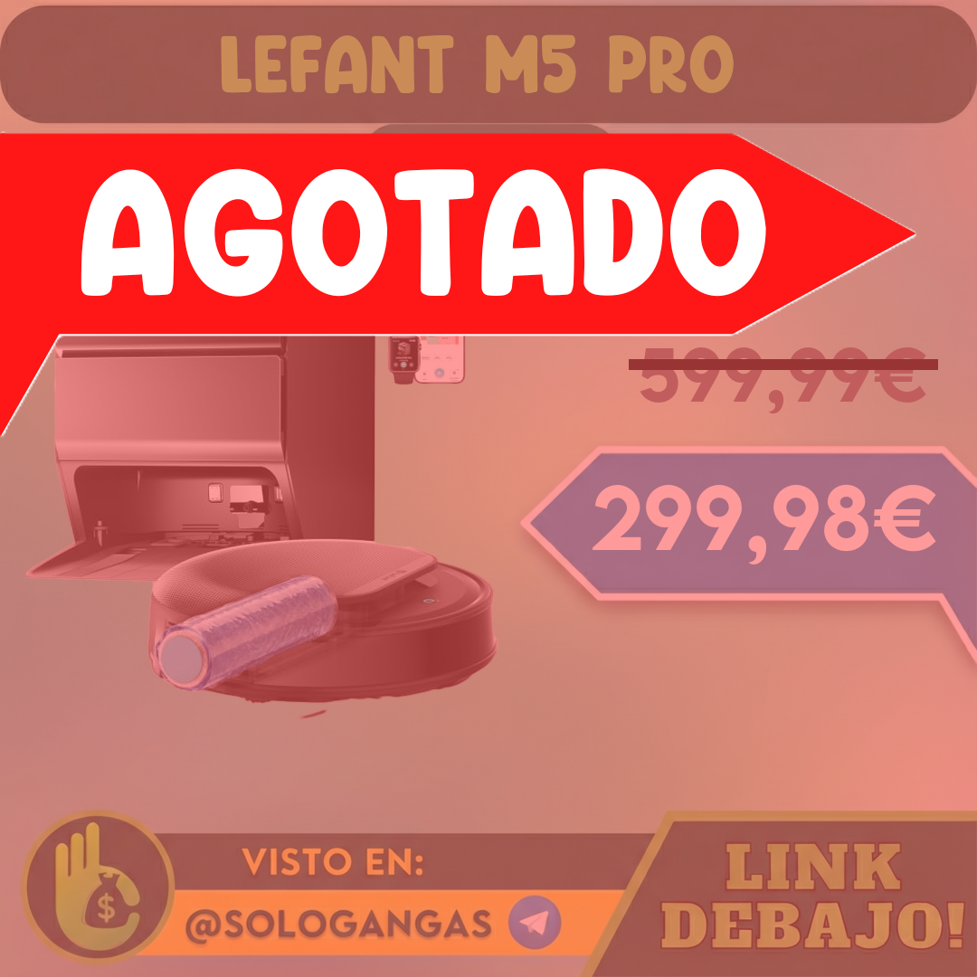 Lefant M5 Pro Robot Aspirador y Fregasuelos