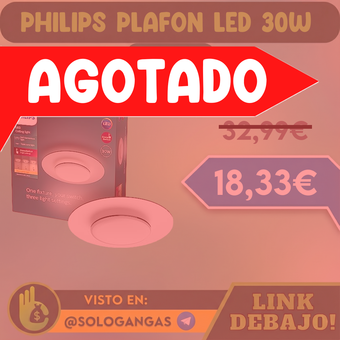 Philips Garnet Plafón LED 30W SceneSwitch