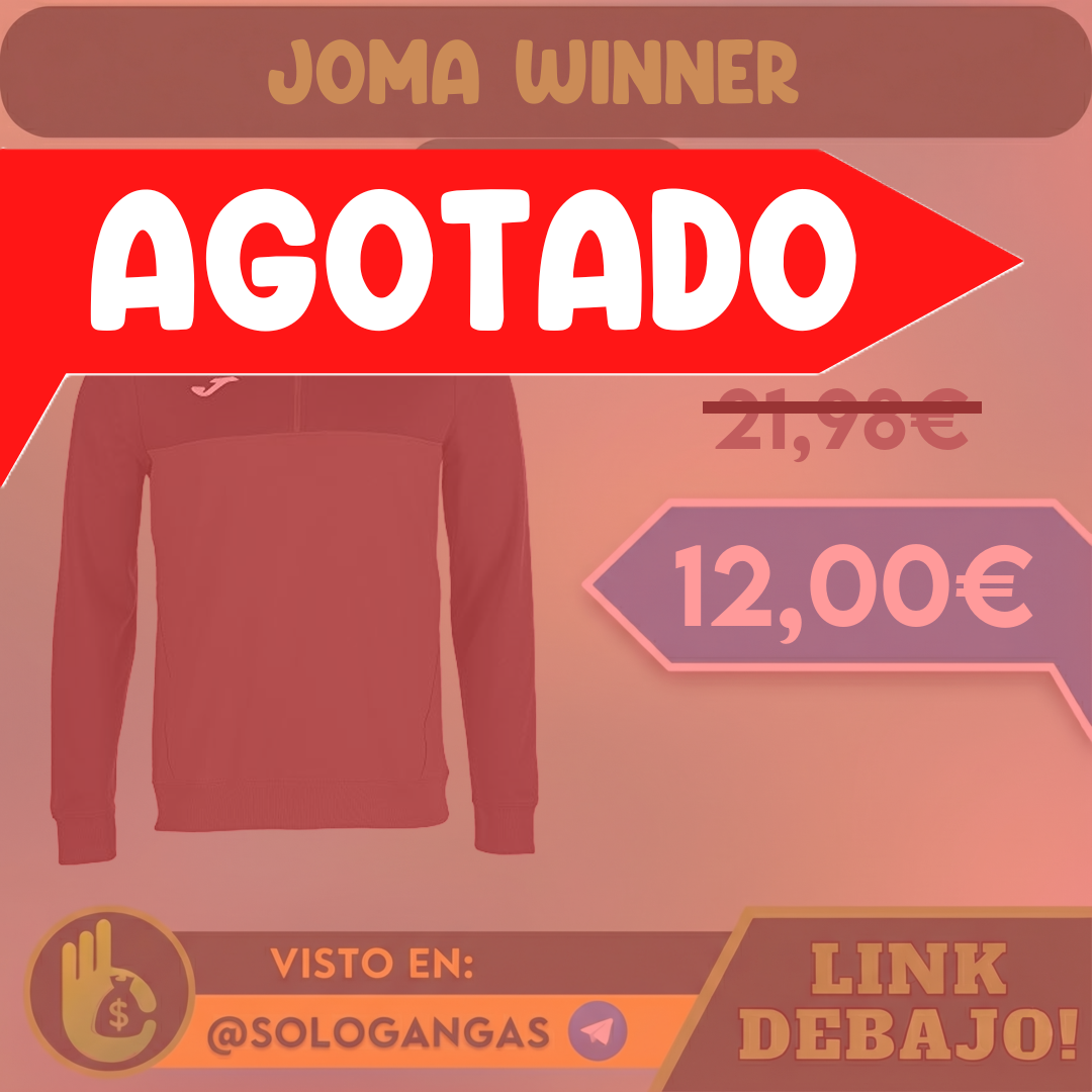 Joma Winner Sudadera Media Cremallera