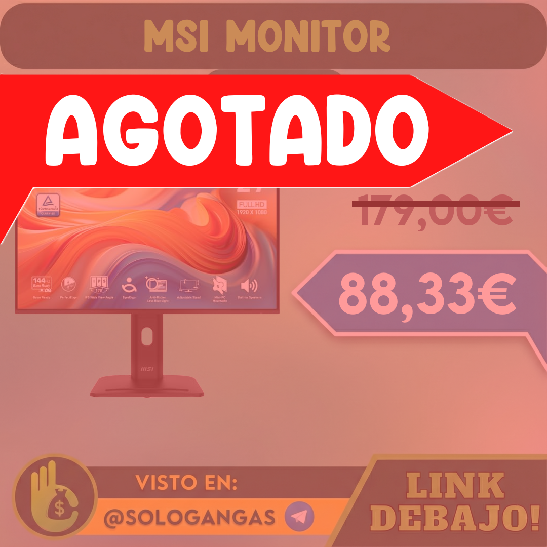 MSI Pro MP275PG E14 27" FHD 144Hz Monitor