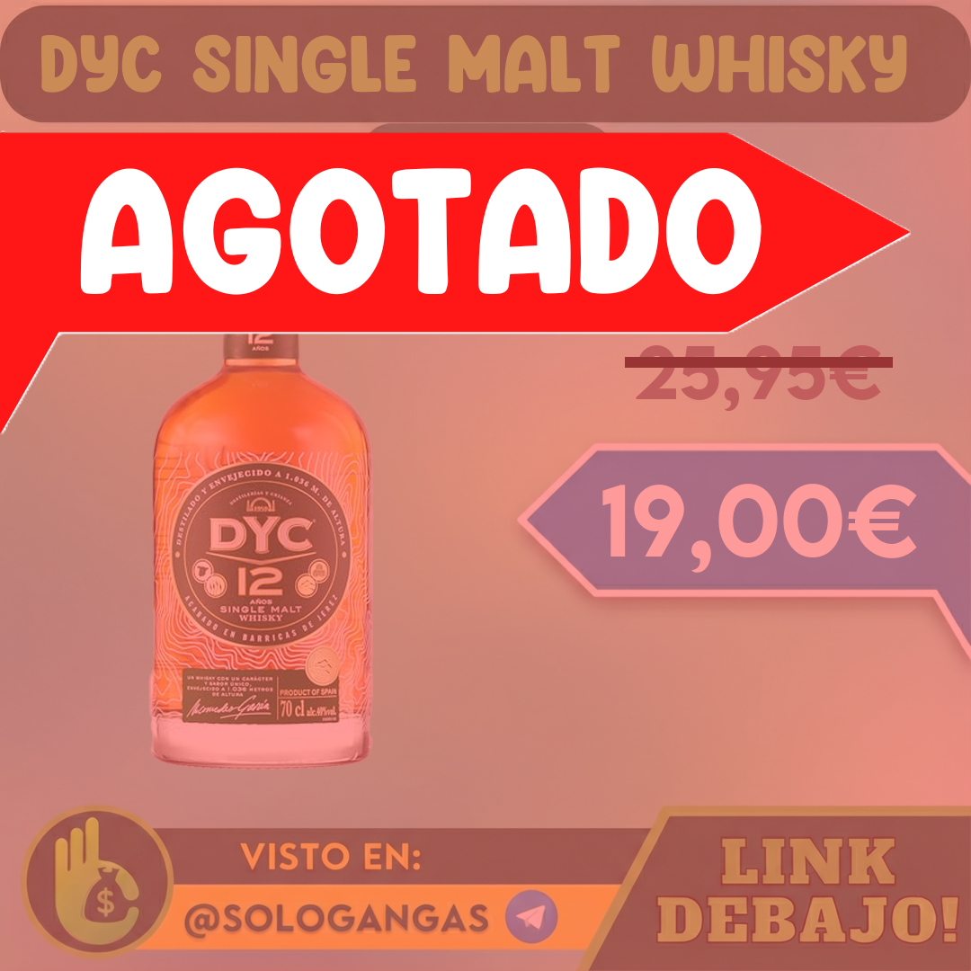 DYC 12 Años Whisky Single Malt 70cl