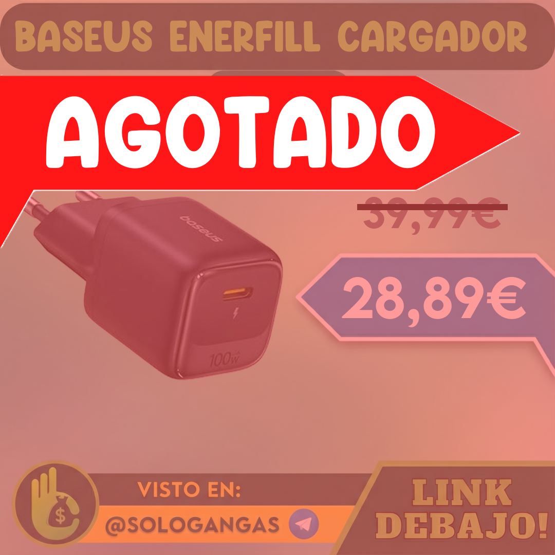 Baseus Enerfill Cargador USB-C 100W GaN
