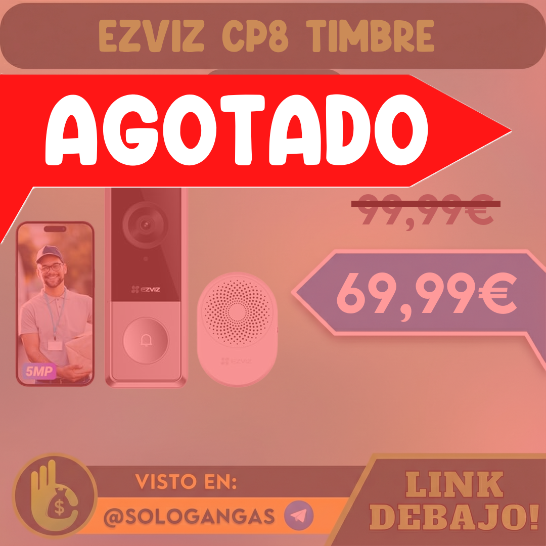 Ezviz CP8 Timbre Inalámbrico 5MP