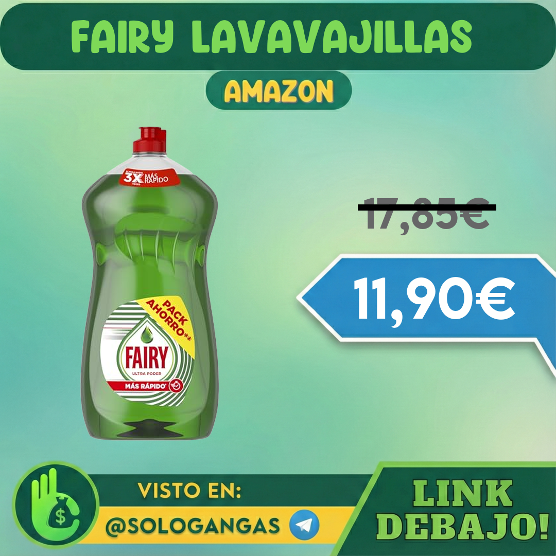 3x Fairy Ultra Original Lavavajillas 1,25L