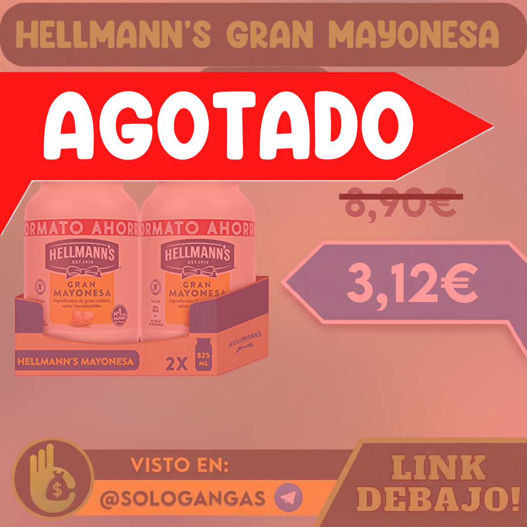 2x Hellmann's Gran Mayonesa 825ml