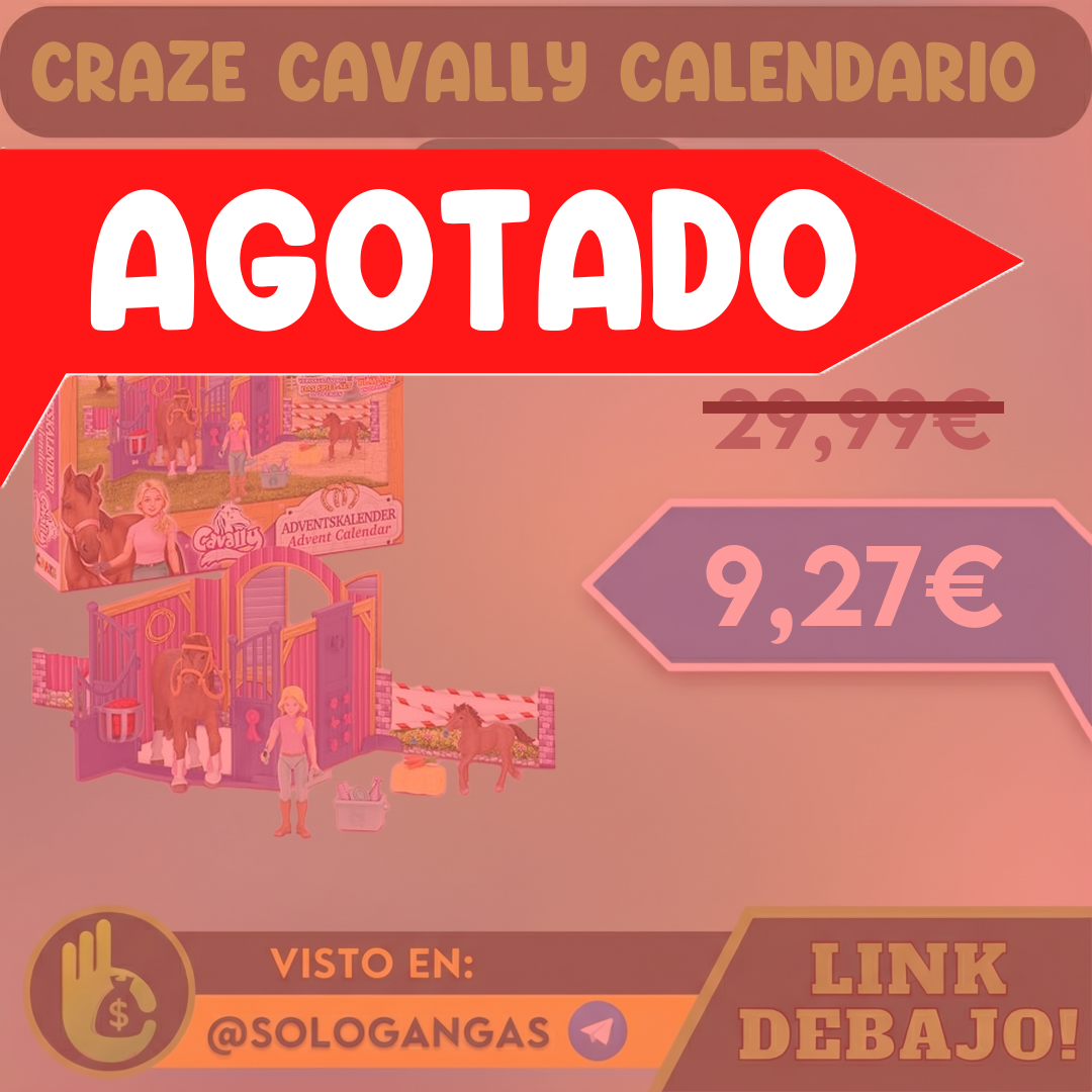 Craze Cavally Calendario de Adviento 24 Sorpresas