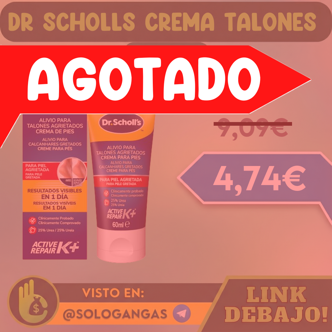 Dr. Scholl's Crema Talones Agrietados 60ml