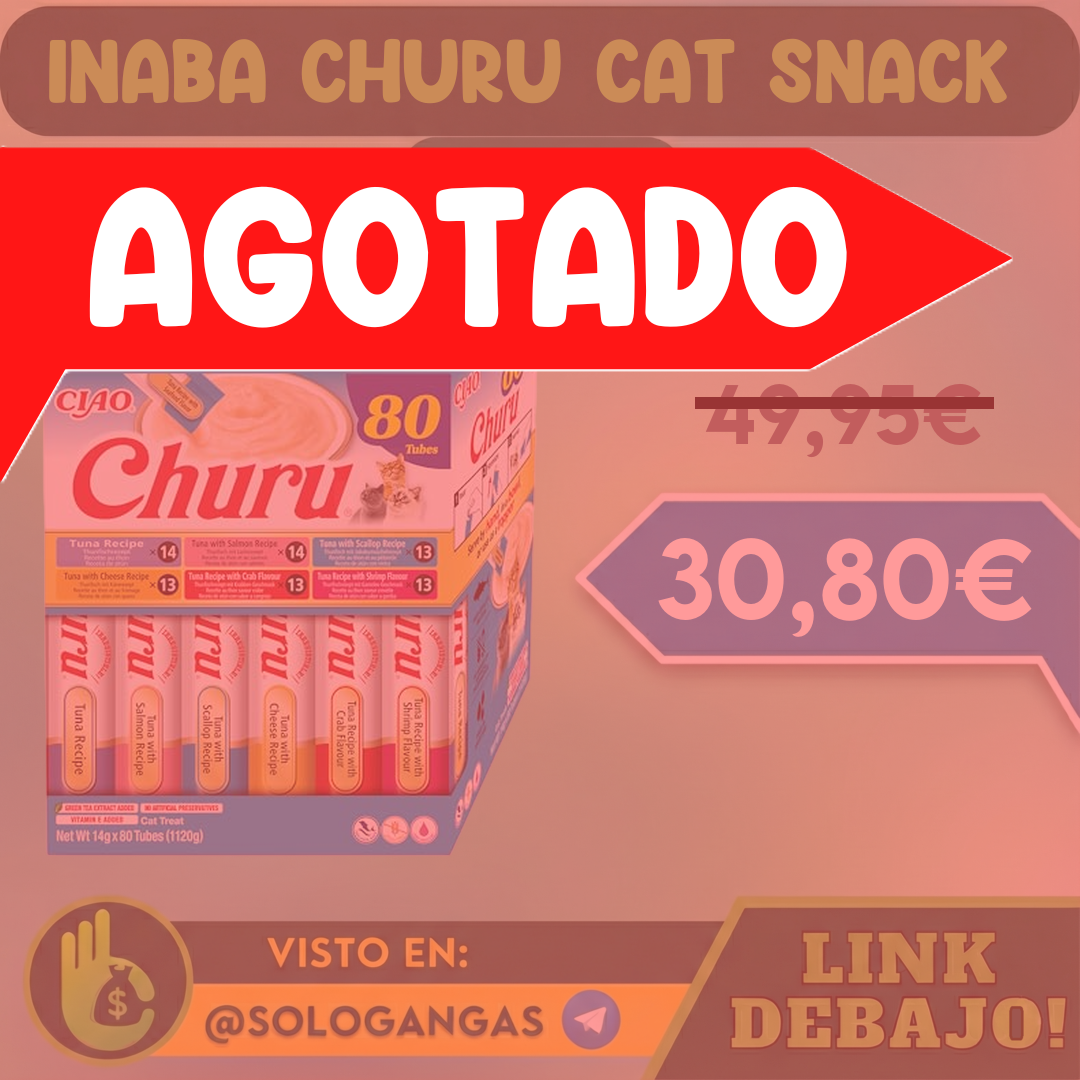 Inaba Churu Snack para Gatos Atún 14g