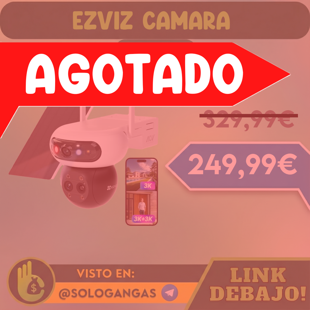 EZVIZ CB90f Cámara Vigilancia Solar 3K